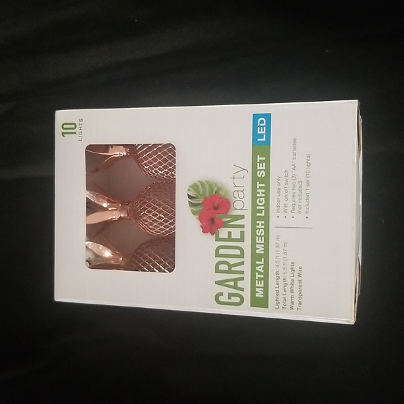 Pineapple Metal Mesh String Lights1.0EA - Picture 2 of 7